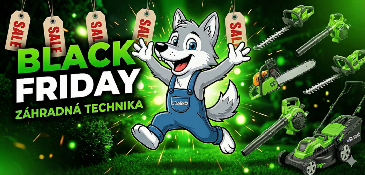 Black friday Záhradná technika