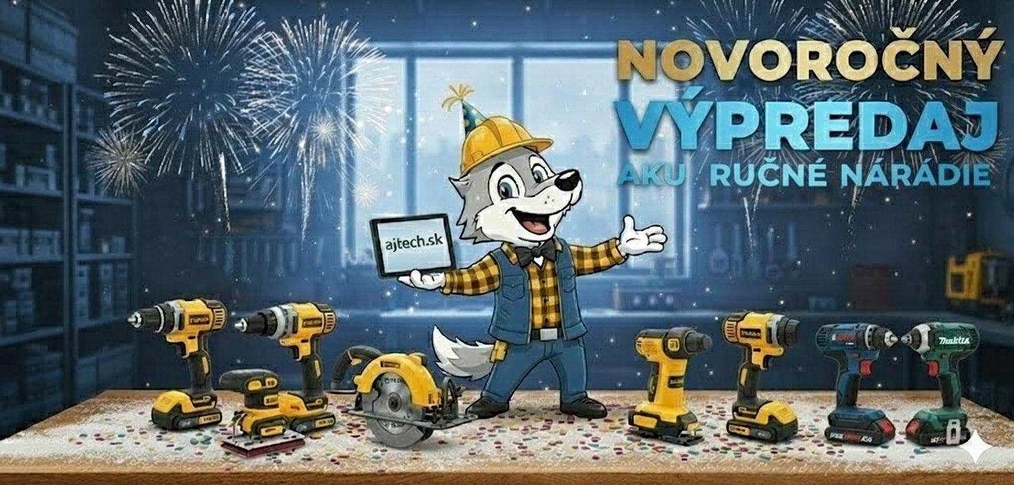 Novoročný výpredaj aku a el. ručného náradia