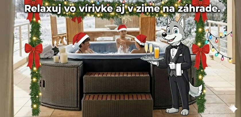 Vianoce vo vírivka