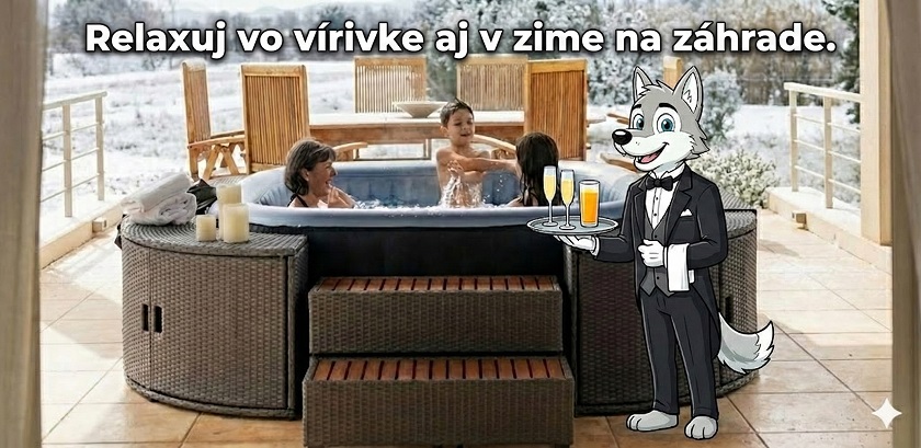 Vírivka v zime