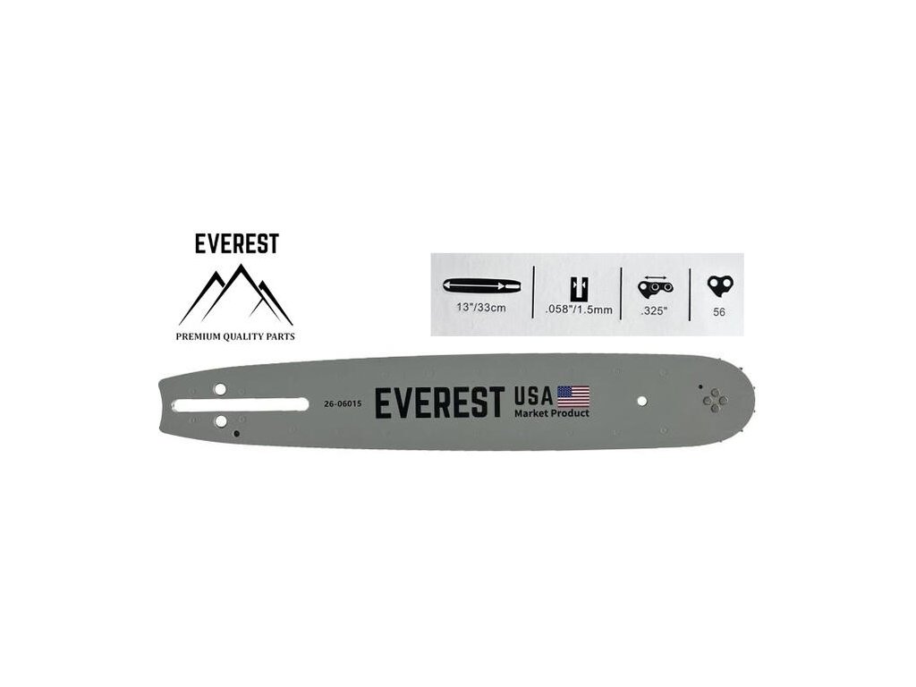 Vodiaca lišta na pílu 33 cm .325 1,5mm 56 článkov | ajtech.sk