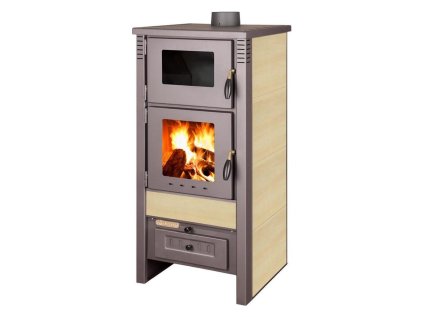 Kachle Pro TAURUS Ceramic, béžové, 12 kW, 120 mm, s rúrou na pečenie | ajtech.sk