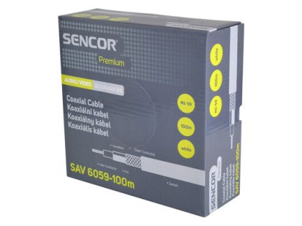 Anténny kábel SENCOR SAV 6059-100m | ajtech.sk