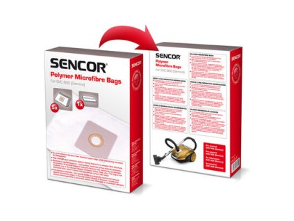 Vrecká do vysávačov SENCOR SVC 900 (GEMINO) | ajtech.sk