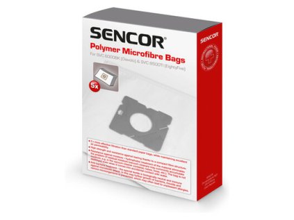 Vrecká do vysávačov SENCOR Sáčky SVC 60XX/85XX/93XX (5ks) | ajtech.sk