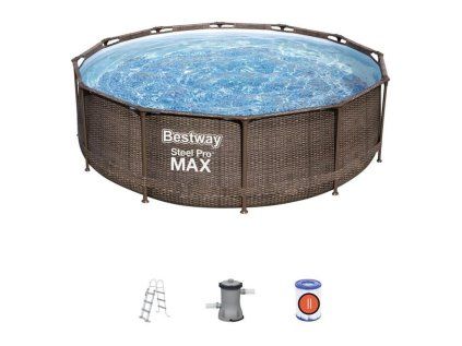Bestway Steel Pro Max Rattan 3,66 x 1 m | ajtech.sk