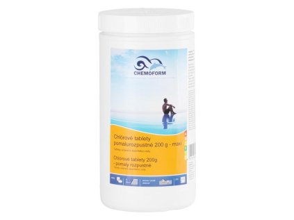 Chlórové 200g tabletky pre bazény Chemoform 0505 (1kg) | ajtech.sk