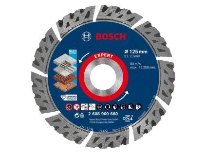 Diamantový kotúč Bosch EXPERT MultiMaterial 125 mm | ajtech.sk