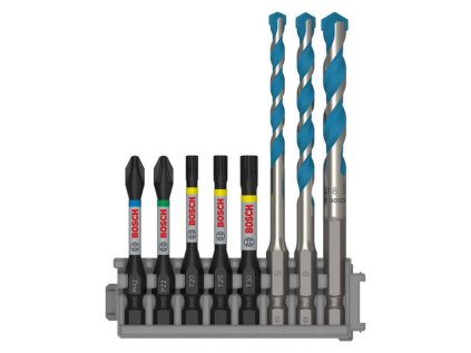 Bosch Sada vrtákov a bitov Hex-9 MultiConstruction a bitov Impact Power | ajtech.sk
