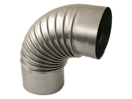 Koleno dymovodu 90° / 125 mm | ajtech.sk
