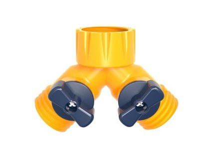 Rozbočovač na hadicu Strend Pro 2-cestný s ventilmi | Ajtech