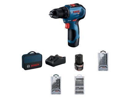 BOSCH GSR 12V-30 + 39ks príslušenstva | ajtech.sk