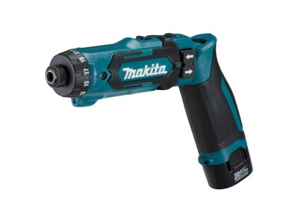 Aku skrutkovač Makita DF012DSE 7.2V 2x1.5Ah | ajtech.sk