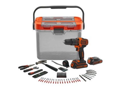 Black&Decker BCKSB04 Akumulátorová vŕtačka príklepová 18V (2x1,5Ah) set | ajtech.sk