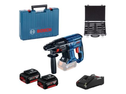 Aku vŕtacie kladivo BOSCH GBH 180-LI 2x4.0Ah Set | ajtech.sk
