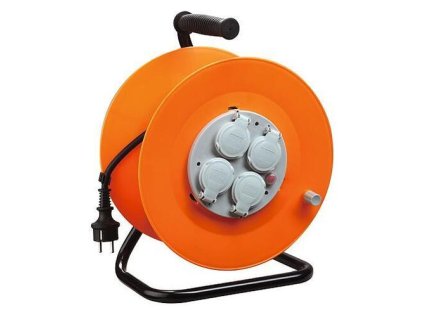 Strend Pro Kábel CR038, 4 zásuvky, L-50 m, IP44, guma, predlžovací | ajtech.sk
