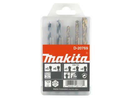 Sada vrtákov do kovu a dreva Makita HEX (5-dielna) | ajtech.sk