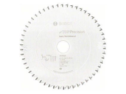 Kotúč Bosch Top Precision Multi Material 210 mm | ajtech.sk