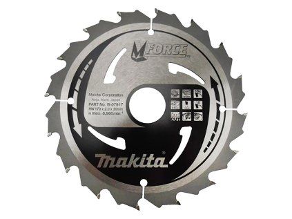 Pílový kotúč Makita MForce 170mm Z16 | ajtech.sk