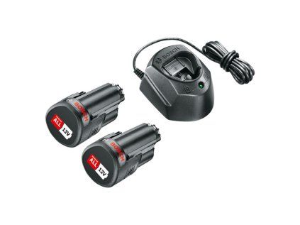 Set 2x aku 12V 1,5Ah + nabíjačka Bosch | Ajtech