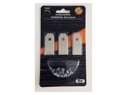 Nôž na robotickú kosačku Husqvarna Gardena 43mm Long SADA 9 ks | ajtech.sk