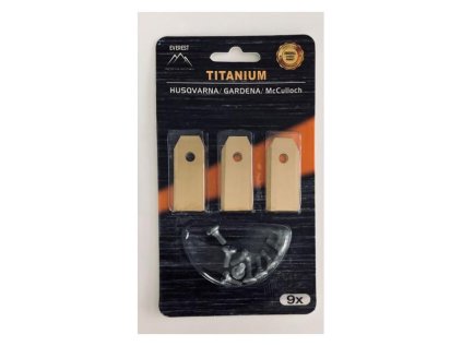 Nôž na robotickú kosačku Husqvarna Gardena 43mm TITAN SADA 9 ks | ajtech.sk