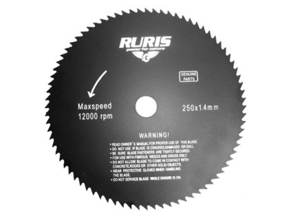 Žací nôž RURIS 80-zubý 250mm nálety | ajtech.sk