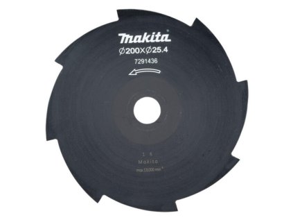 Oceľový nôž MAKITA 8-zubý 200mm DUR194 | ajtech.sk