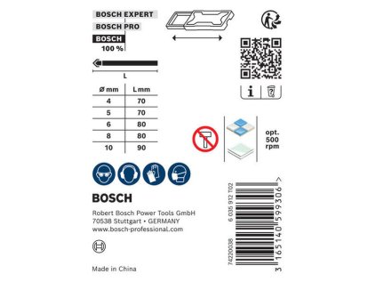 Bosch 5-dielna súprava vrtákov na obkladačky CYL-9 SoftCeramic 4 až 10mm | ajtech.sk