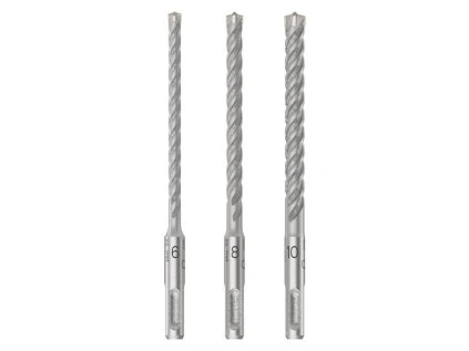 Bosch 3-dielna súprava vrtákov do kladív SDS-plus-5X  6 8 10mm | ajtech.sk