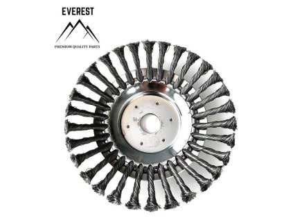 Oceľová kefa na burinu 200mm profi krovinorez | ajtech.sk