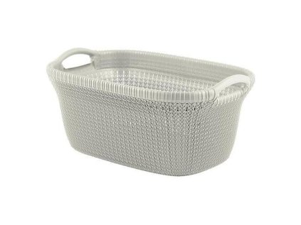 Kôš Curver KNIT 3677 40L, biely, 60x27x39 cm, n | ajtech.sk