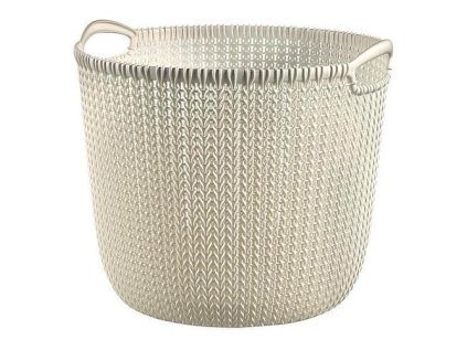 Košík Curver KNIT 3673 30L, biely, 40x39x33 cm | ajtech.sk
