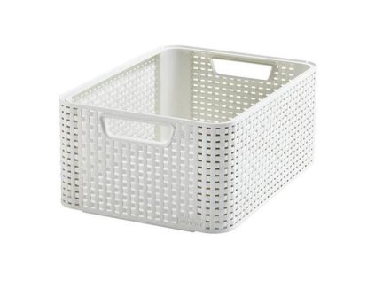 Košík Curver STYLE M, Off white, 38x29x17 cm | ajtech.sk