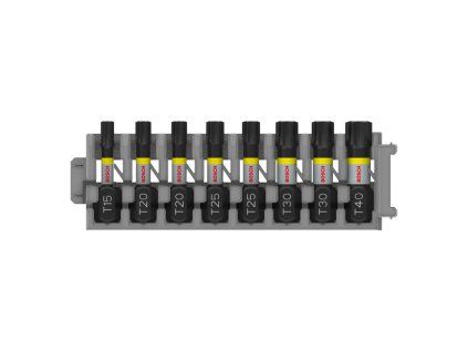 Sada rázových bitov Torx Bosch Impact Control (8ks) | ajtech.sk