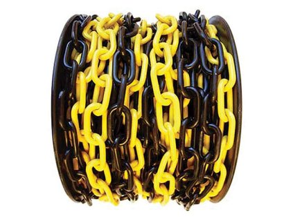 Retaz SLC 6 mm, L-25 m, plast, žlto-čierna | ajtech.sk