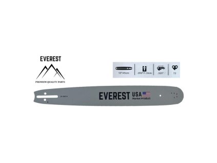 Vodiaca lišta na pílu 45 cm .325 1,3mm 72 článkov | ajtech.sk