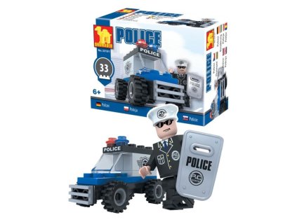 DROMADER Stavebnica Polícia auto | ajtech.sk