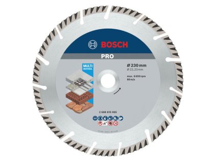Bosch PRO Multi Material 230 x 22,23 x 2,6 x 10 mm (10ks) | ajtech.sk