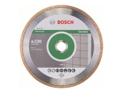 Diamantový kotúč Bosch Standard for Ceramic 230 mm | ajtech.sk