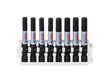 Bosch Balenie 8 ks skrutkovacích bitov Impact Control 4xH5 4xH6 | ajtech.sk