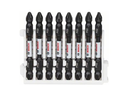 Bosch 8-dielna sada obojstranných skrutkovacích bitov s dĺžkou 65 mm Impact Control, PH2; PZ2 | ajtech.sk