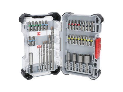 Sada vrtákov a bitov Bosch 35-dielna Extra Hard | ajtech.sk