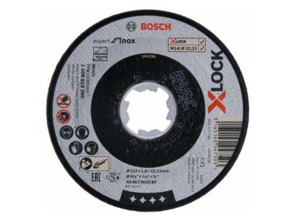 Bosch rezný kotúč rovný EXPERT for INOX AS 46 T INOX BF, 115 x 22,23 x 1,6 mm | ajtech.sk