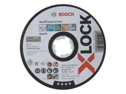 Bosch rezný kotúč rovný Multi Material ACS 60 V BF, 25 x 22,23 x 1 mm | ajtech.sk