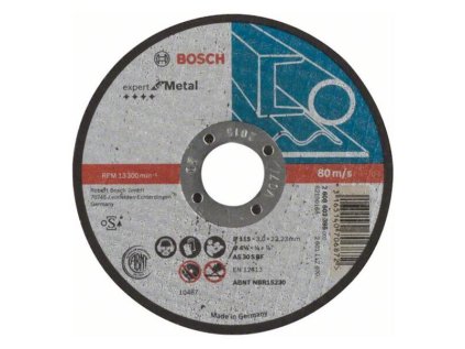 Bosch rezný kotúč rovný EXPERT for Metal AS 30 S BF, 115 x 22,23 x 3 mm | ajtech.sk