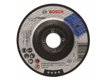 Bosch rezný kotúč prelis EXPERT for Metal A 30 S BF, 115 x 22,23 x 2,5 mm | ajtech.sk
