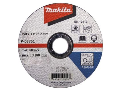 Makita rezný kotúč na kameň 150 x 22,23 x 2,5 mm, 1ks, P-05751 | ajtech.sk