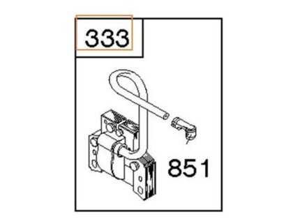 Zapaľovacia cievka pre kosačku Briggs & Stratton EXi 591101 | ajtech.sk