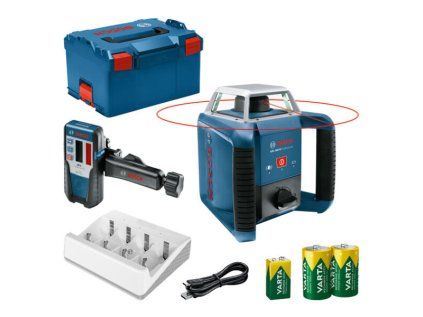 Rotačný laser Bosch GRL 400 H Set | ajtech.sk